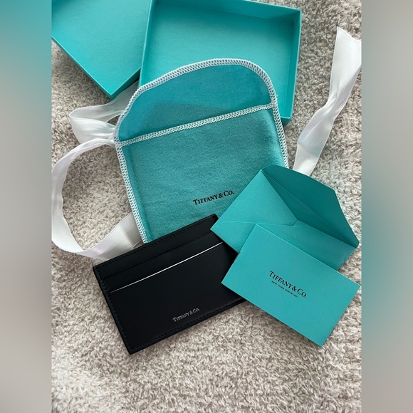 Tiffany & Co. Black Wallet with Signature Blue Packaging - Picture 5 of 8